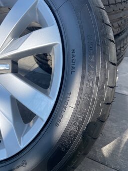Alu kola VW 5/112 R16 + 205/55/16 letní - 9
