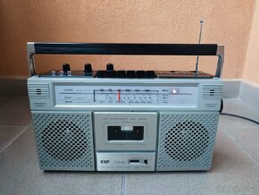 RETRO STEREO RADIO CASSETTE RECORDER ISP STR-407. - 9