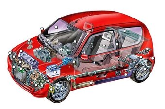 Fiat Seicento NÁHRADNÍ DÍLY, 1.2i, 40kW, r.v.3/2009 - 9