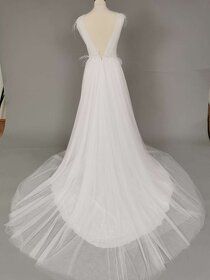 Luxusní nenošené svatební šaty, Windflower, 38 EU (S) - 9
