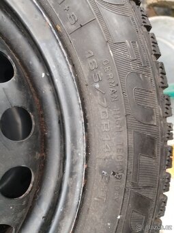 zimni komplet CITIGO UP MII 4x100 s pneu 165/70/14 - 9