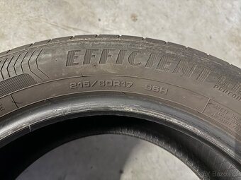 prodám letní pneumatiky 215/60/17 Goodyear a Michelin sada - 9