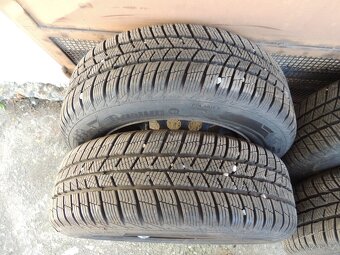4ks plech. disků Škoda Octavia 2+zimní pneu 195/65/15 Barum - 9