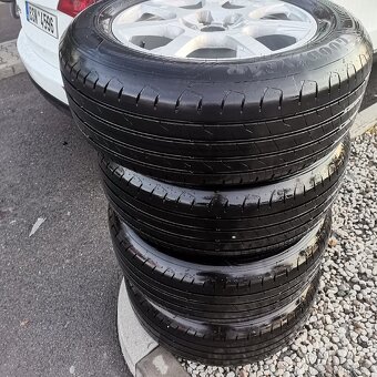 Prodám alu kola Audi Q5, letní pneu Goodyear 235/65 r17 - 9