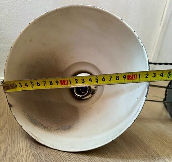 Stará INDUSTRIÁLNÍ lampa BAG polohovací FUNKČNÍ - 9