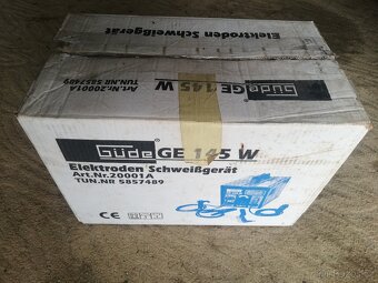 SVÁŘEČKA, trafo GUDE GE 145 W/A, včetně elektrod různé síly, - 9