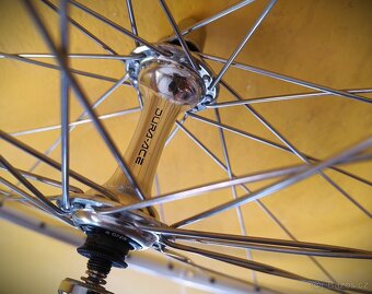zapletená kola Mavic MA2, náboje Dura Ace - 9