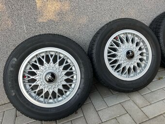 BBS 14" 4x108 Audi 80/90 - zánovní pneu - 9