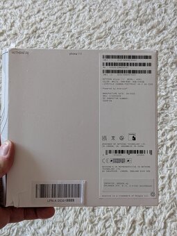 NOTHING phone (1) 8/256GB - White -Model A063 - 9