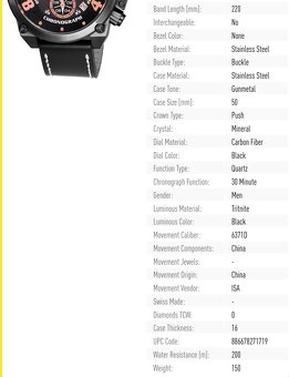 Invicta Corduba WR 200 ,50mm - 9