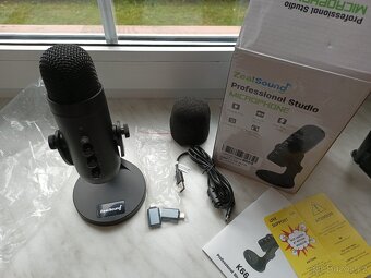 Nový studiový mikrofon pro streamováníí a hraní - 9