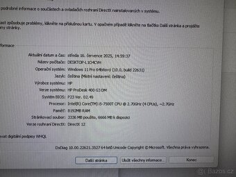 HP ProDesk 400 G3 DM - repas,záruka 2 roky,Win11 (eč K2510) - 9