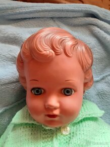 Velká retro panenka výška 60 cm - 9