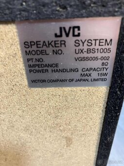 JVC UX-T1 mini hifi věž+repro+d.o. 1994 - 9