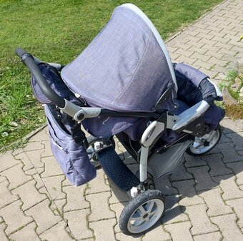 Kočárek Peg Pérego GT3, trojkombinace, Jeans varianta - 9
