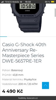 Nové hodinky Casio G-Shock DWE-5657RE-1ER - 9