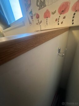 Velký rohový psací stůl od truhláře - 2.2 m - až pro 2 děti - 9