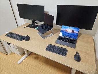 IKEA Bekant – elektricky polohovatelny stul 160×80 cm (biela - 9