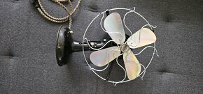 VENTILÁTOR ATAS, STARÝ MECHANICKY OTÁČECÍ FUNKČNÍ VĚTRÁK - 9