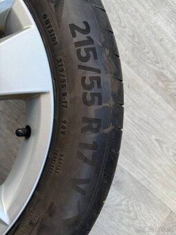 R17 ORIG.ZIMNÍ LETNÍ KOLA ŠKODA SUPERB 215/55/17 - 9