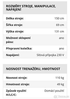 Běžecký pás TRINFIT Gara T200 - 9