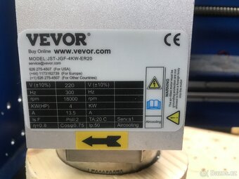 Cnc portálová frézka hobby 180 x 85 cm - 9