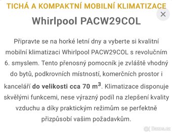 Mobilní klimatizace WHIRLPOOL PACW29COL - 9