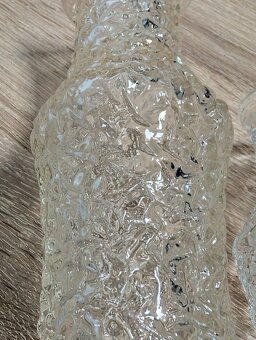 2 ks retro skleněné vázy, Václav Hanuš. - 9