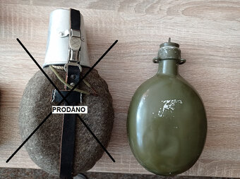 Vojenské: oblečení, lékárnička, čutory, svítilna, čepice aj. - 9