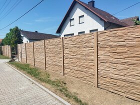 Betonový plot od CZ výrobce na klíč - TOP CENA - 9