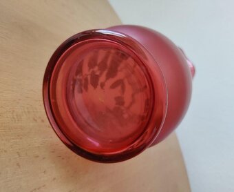 Retro váza BOHEMIA se zlac. oroplastikami - 9