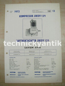 Kompresor AVIA A30, Jikov 129 - 9