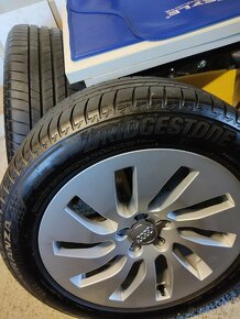 Alu kola Audi A6 A5 A7 5x112 r18 Originál,pneu7m 225/55/18 - 9