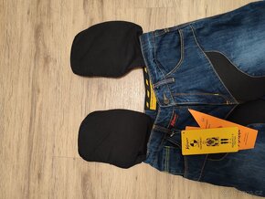 Motocyklové jeansy Viper - nepoužité vel. 32 - 9