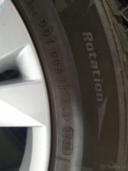 Originální zimní AL kola Seat 5x112 r17 pneu 225/50 r17 - 9