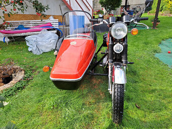 Jawa 350 634 / 5 Sidecar velorex 562 rok v. 1981. - 9