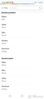 Prodám kufr Samsonite Duffle 79/29 černý a tmavě modrý. - 9