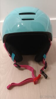 Set dětské lyže Atomic 90 + lyžáky + helma + lyž. souprava - 9