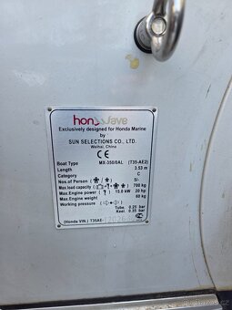 Člun Honda T35 s hliníkovou podlahou - 9