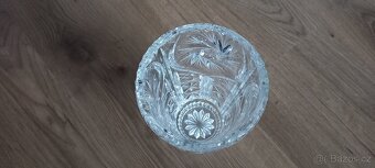 Broušené sklo vázy sada - 9