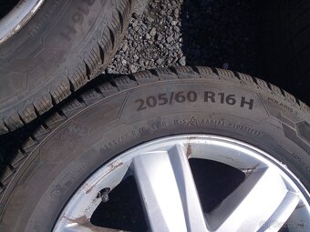 Alu kola R 16 vč. pn. Barum rozměr 205/60 R 16 - 9