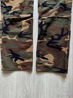 Maskáčové baggy-cargo kalhoty vel.M/38 - 9