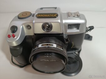 Atrapa fotoaparátu Canomatica + brašna + blesk - 9