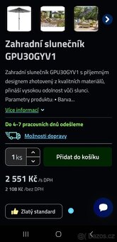 Nový slunečník 300 cm - 9