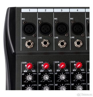 12kanálový studiový audio mixér DJ Sound Controller - 9