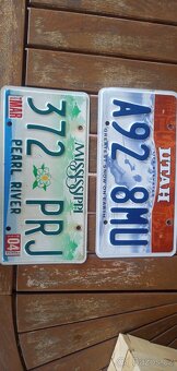 PRODÁM USA REGISTRAČNÍ ZNAČKY PĚKNÁ DEKORACE - 9