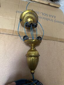 Stolní větráček, lampička, stahovací lustr - 9