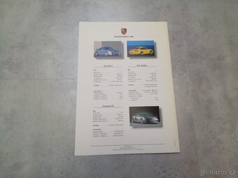 Porsche Bulletin 2001, ceník - CZ - doprava v ceně - 9