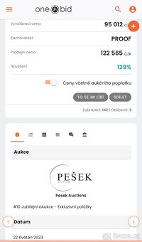 Zlato / sběratelskou sadu Čechoslovakia 1969 - 9