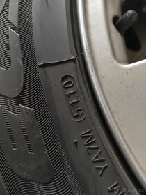 Sada kol 5x112 R16 origo AUDI, pěkné letní pneu 8-6mm - 9